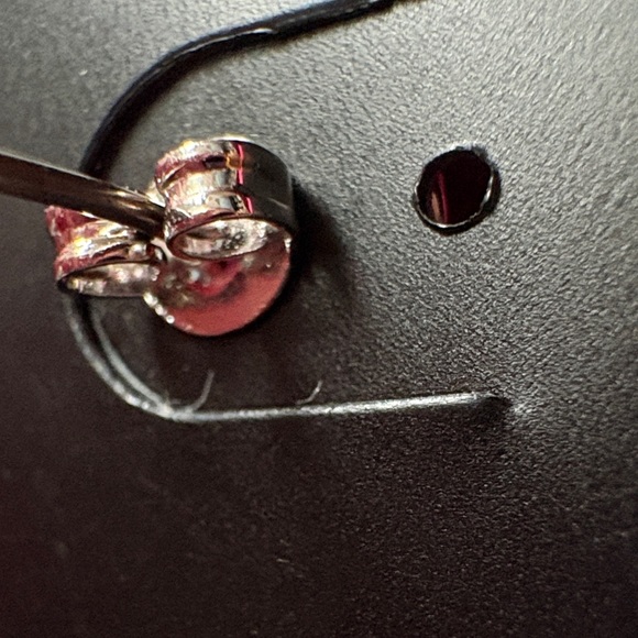 Coach Silver and Brown Earrings - Picture 4 of 10